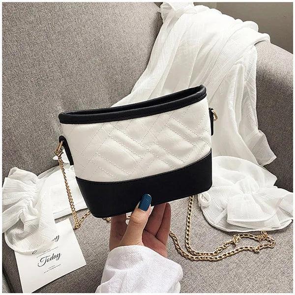 Small Incense Wind Chain Shoulder Bag Lock Stereotypes Lattice