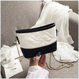 Small Incense Wind Chain Shoulder Bag Lock Stereotypes Lattice