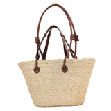 Large Handwoven Shoulder Bag for Summer Beach Vacation