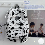 Leopard Schoolbag College Lady Laptop Backpack