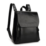 Lady Leather Backpack Travel Bag with Pockets