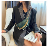 Plaid Quilted Women's Shoulder Bag Small Crossbody Chain Handbag
