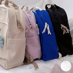 Candy Colors Backpack Women All-match High School Vintage Bags