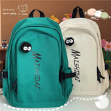Retro Canvas Backpack for Teen Girls School Classic Bag