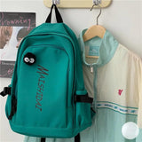 Retro Canvas Backpack for Teen Girls School Classic Bag