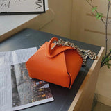 Thick Chain Ladies Box Bag Shoulder Messenger Bag