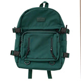 Canvas Women Travel Backpack Shoulder Bag School Bag for Teenager Girls