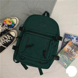 Canvas Women Travel Backpack Shoulder Bag School Bag for Teenager Girls