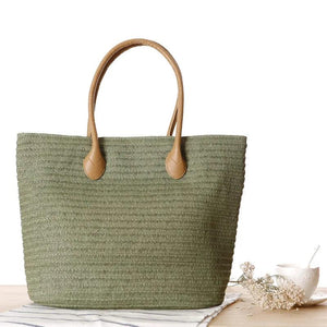 European Style Straw Bag Shoulder Bag Travel Beach Woven Women Bag