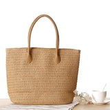 European Style Straw Bag Shoulder Bag Travel Beach Woven Women Bag