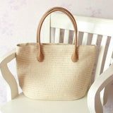 European Style Straw Bag Shoulder Bag Travel Beach Woven Women Bag
