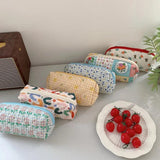 Floral Makeup Brushes Storage Bag Cosmetics Organizers