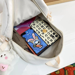 Nylon Women Backpack Small Travel Bag Mini Shoulder Bag Girls Schoolbag