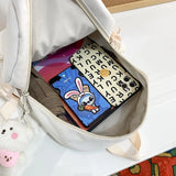 Nylon Women Backpack Small Travel Bag Mini Shoulder Bag Girls Schoolbag