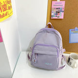 Nylon Women Backpack Small Travel Bag Mini Shoulder Bag Girls Schoolbag