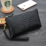 Women Makeup Bag Portable Leather Clutch Beauty Toiletry Pouch Neceser