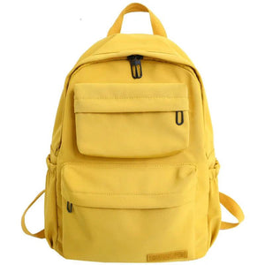 Waterproof Nylon Backpack for Women Pocket Travel Backpacks Female School Bag