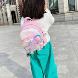 Kids Sequin Butterfly Schoolbag Water Proof Cartoon Backpack