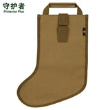 600D Nylon Tactical Christmas Stockings Bag MOLLE Storage Bag