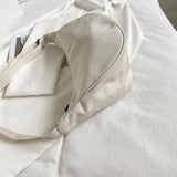 Stacy Nylon Messenger Bag Wide Shoulder Dumpling Bag