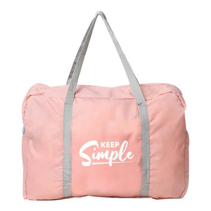 Water Proof Foldable Travel Bag Large Capacity Handbag Casual Phrase Series