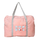 Water Proof Foldable Travel Bag Large Capacity Teeth Series Print Tote Pack
