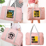 Water Proof Travel Bag Foldable Luggage Shoulder Pack Nylon Handbags