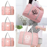 Foldable Travel Bag Water Proof Luggage Shoulder Pack Nylon Casual Handbag