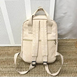 Corduroy Backpack Women Large Capacity School Bag Teen Travel Knapsack