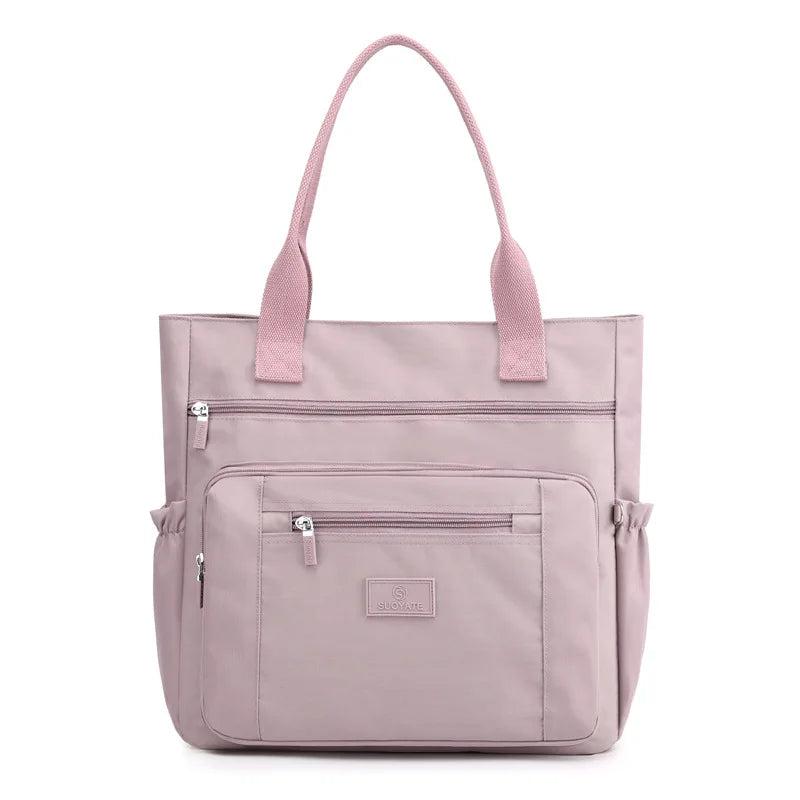 Nylon Travel Handbag Women Shoulder Bag Large Capacity Tote