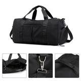Women Men Sports Gym Shoulder Bag Large Capacity Casual Nylon Handbags