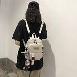 Small Women's Multifunction Backpack Crossbody Shoulder Bag for Teen Girls