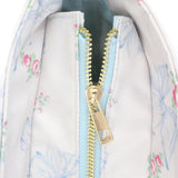 Bow Printed Nylon Bag Set Women's Handbag Travel Backpack Makeup Storage