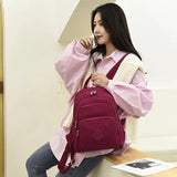 Oxford Women Laptop Backpack Large Capacity Schoolbag Travel Bag