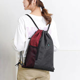 Large Portable Women Drawstring Backpack Gym Drawstring Bag