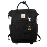 Women's Nylon Backpack Girls Laptop Handbag School Bag