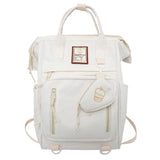Women's Nylon Backpack Girls Laptop Handbag School Bag