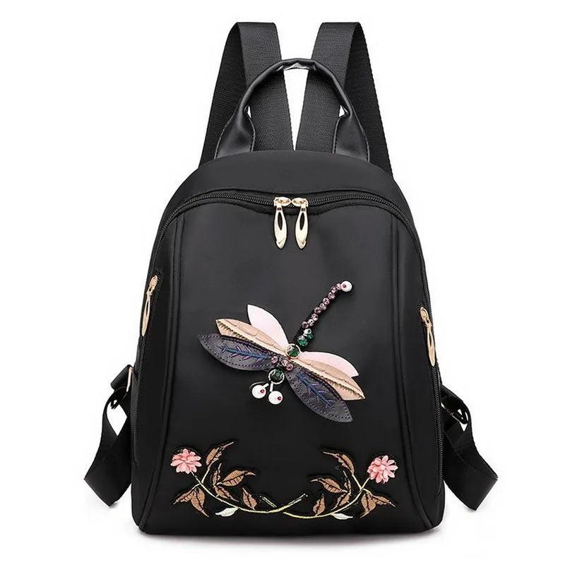 Summer Casual Oxford Women's Backpack High School Bag