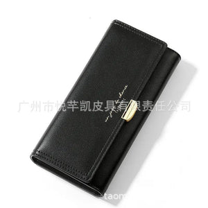 YAOKU Europe America Wallet Long PU Handbag Women's Wallet