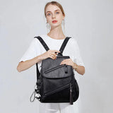 Women Travel Backpack High Pu Leather Women Backpack Girls School Backpack