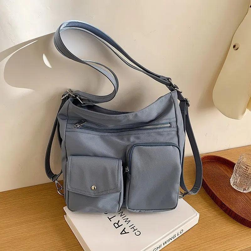 Casual Nylon Handbag Women Shoulder Crossbody Bag Travel Totes Backpack