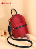 Women's Waterproof Oxford Travel Backpack with Zipper Closure