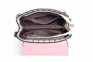 Women's Crossbody Bag Leather Flap Shoulder Messenger Bag