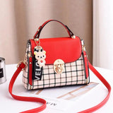 Women's Crossbody Bag Leather Flap Shoulder Messenger Bag