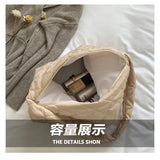 Nylon Women's Shoulder Bag Crossbody Handbag Large Flap