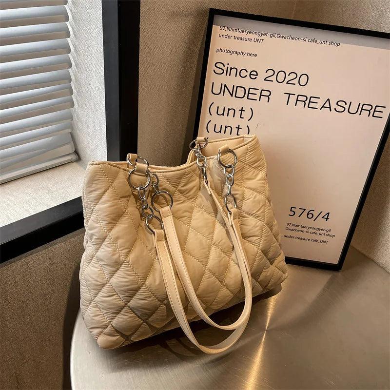 Nylon Women's Crossbody Bag Flap Handbag