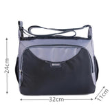 Women Crossbody Bag Shoulder Bag Casual Nylon Messenger Bag Multilayer