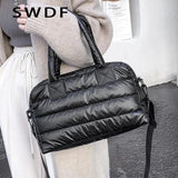 Casual Nylon Shoulder Bag Women Handbag Quilted Totes Large Capacity