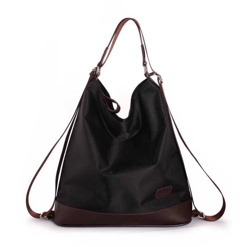 Women Nylon Handbag Large Tote Bag Lady Shoulder Crossbody Purse