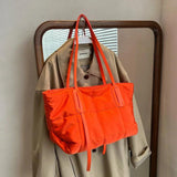 Nylon Women's Shoulder Bag Crossbody Bag Large Flap Handbag